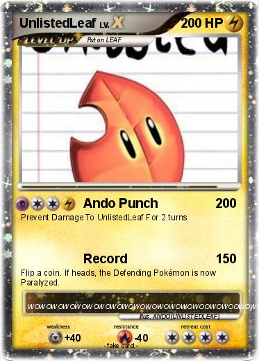Pokemon UnlistedLeaf