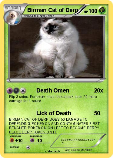 Pokemon Birman Cat of Derp