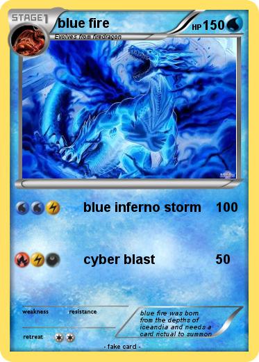 Pokemon blue fire