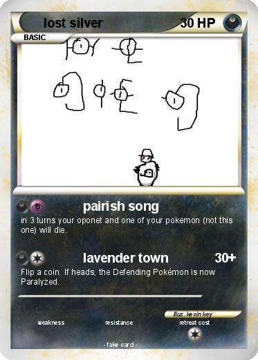 Pokemon lost silver