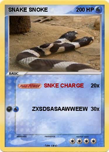 Pokemon SNAKE SNOKE