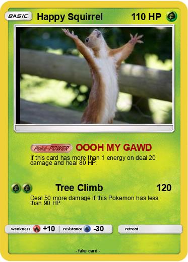 Pokemon Happy Squirrel