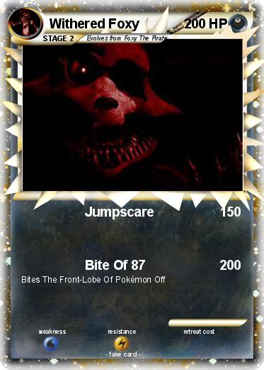 Pokemon Withered Foxy