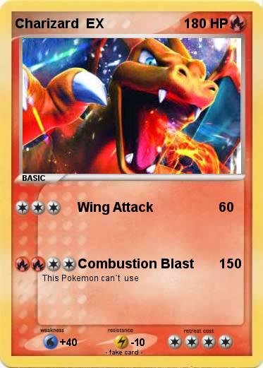 Pokemon Charizard  EX