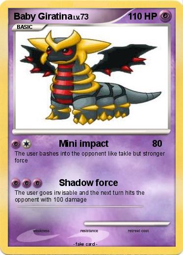 Pokemon Baby Giratina