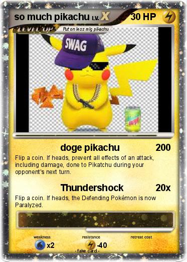Pokemon so much pikachu
