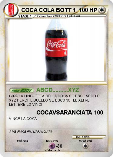 Pokemon COCA COLA BOTT 1