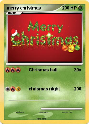 Pokemon merry christmas