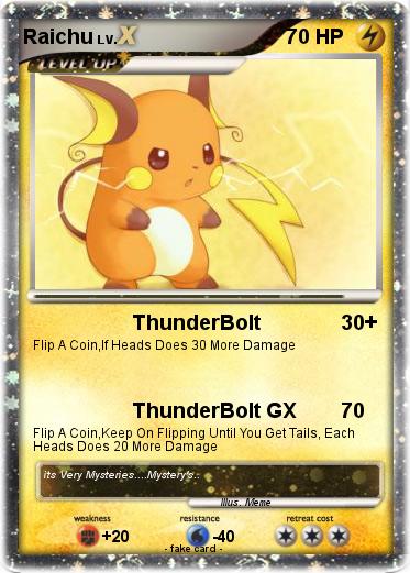 Pokemon Raichu