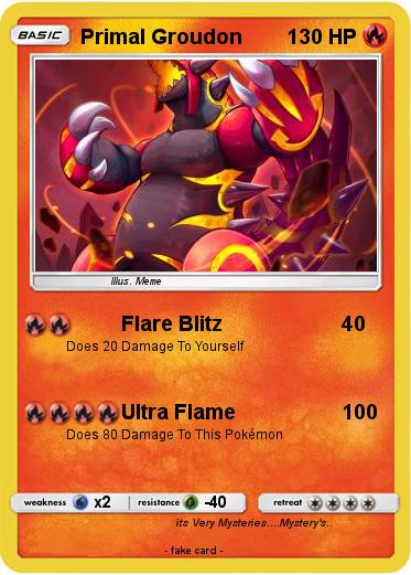 Pokemon Primal Groudon