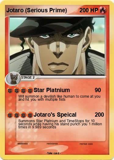 Pokemon Jotaro (Serious Prime)