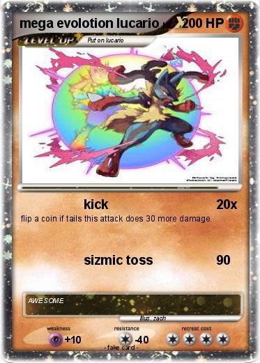 Pokemon mega evolotion lucario