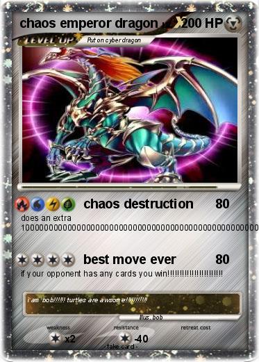 Pokemon chaos emperor dragon