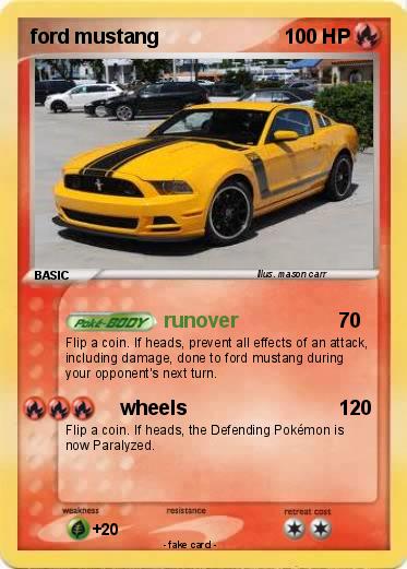 Pokemon ford mustang