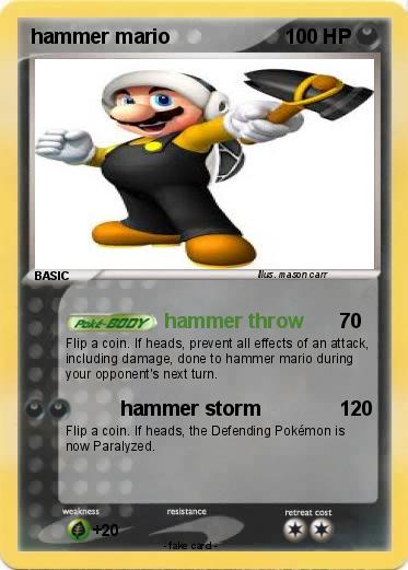 Pokemon hammer mario