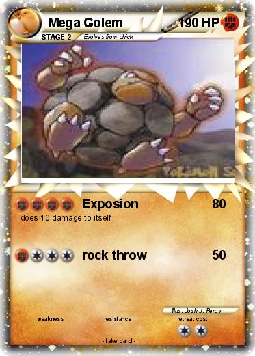 Pokemon Mega Golem