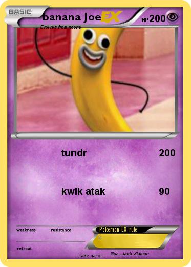 Pokemon banana Joe