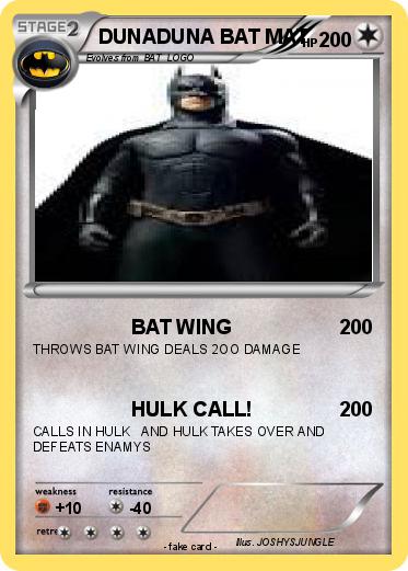 Pokemon DUNADUNA BAT MAT