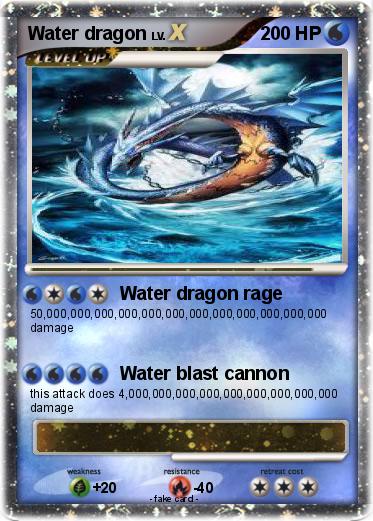 Pokemon Water dragon