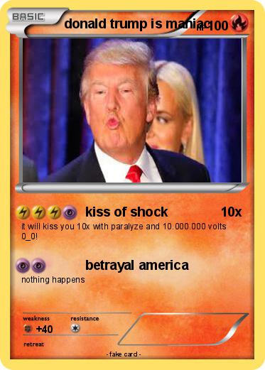 Pokemon donald trump is maniac