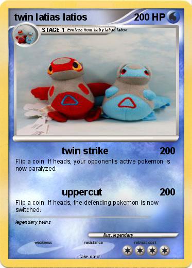 Pokemon twin latias latios