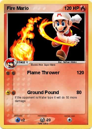 Pokemon Fire Mario