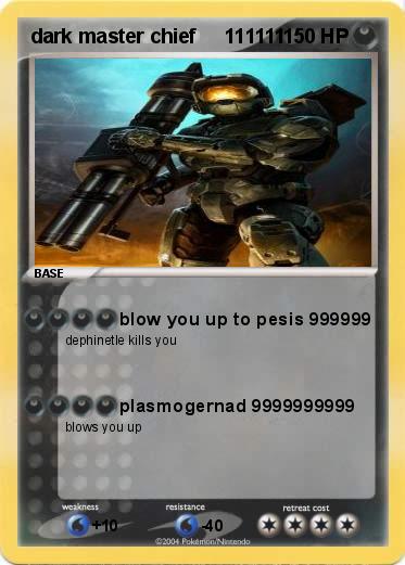 Pokemon dark master chief     111111