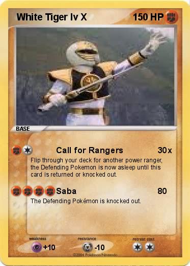 Pokemon  White Tiger lv X