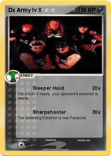 Pokemon Dx Army lv X