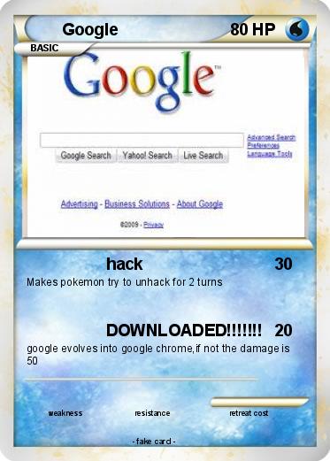 Pokemon Google