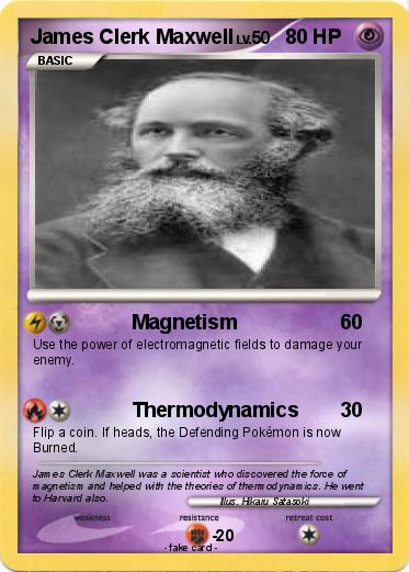 Pokemon James Clerk Maxwell