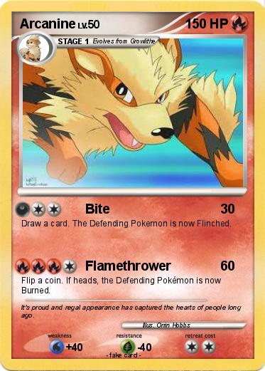 Pokemon Arcanine