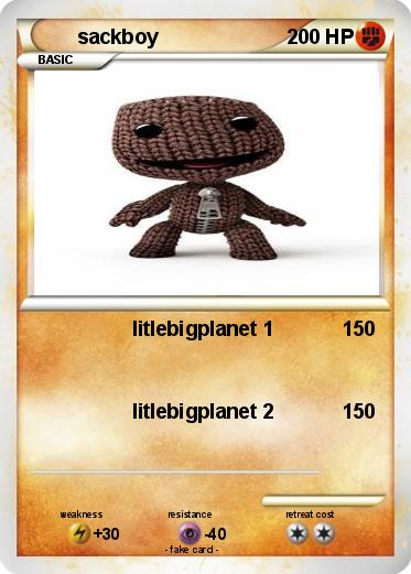 Pokemon sackboy