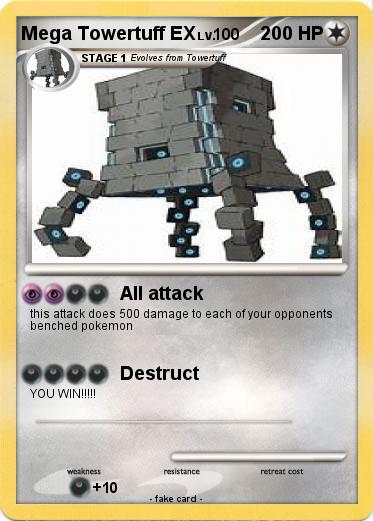 Pokemon Mega Towertuff EX