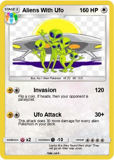Pokemon Aliens With Ufo