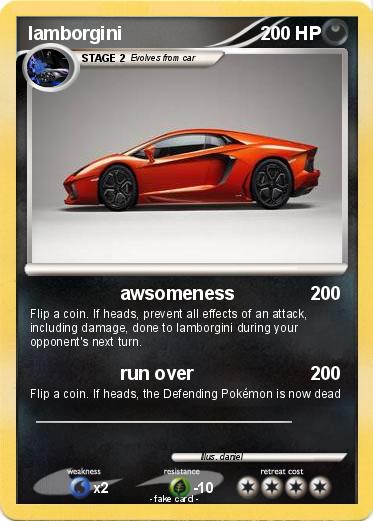 Pokemon lamborgini