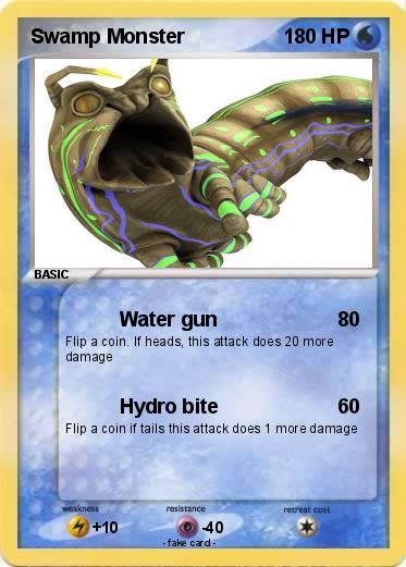 Pokemon Swamp Monster