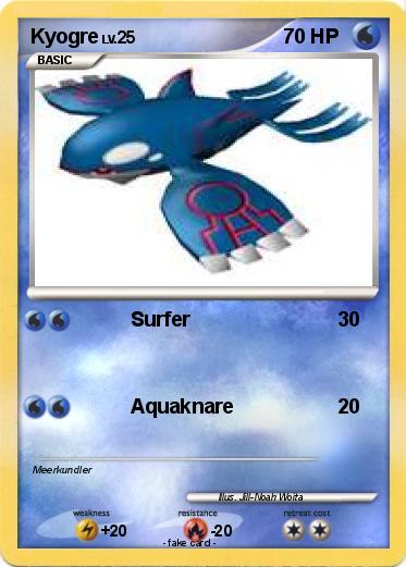 Pokemon Kyogre
