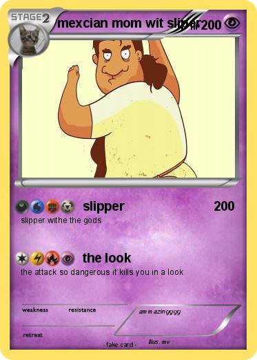 Pokemon mexcian mom wit sliper
