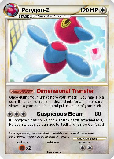 Pokemon Porygon-Z