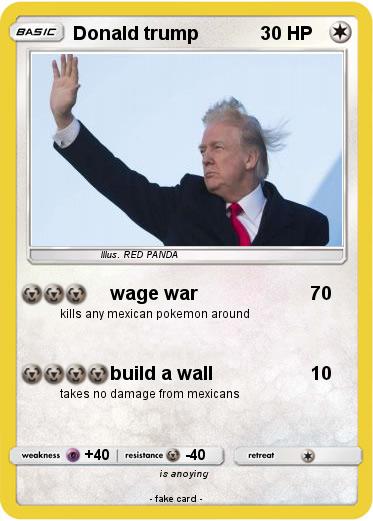 Pokemon Donald trump