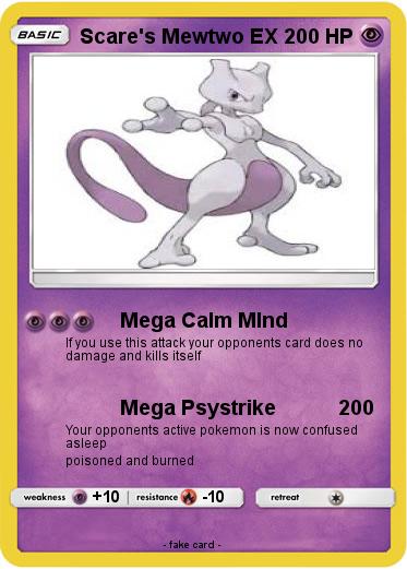 Pokemon Scare's Mewtwo EX