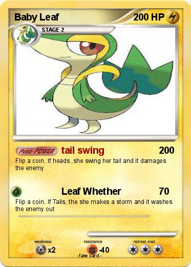 Pokemon Baby Leaf