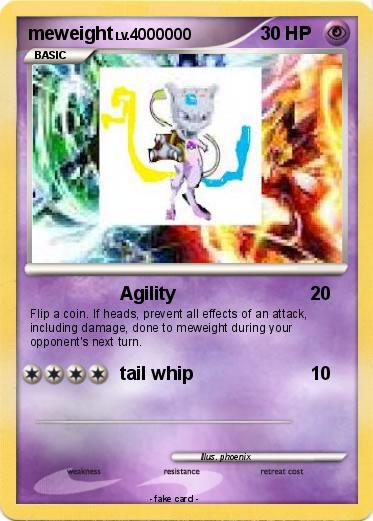 Pokemon meweight