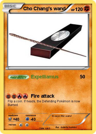 Pokemon Cho Chang's wand