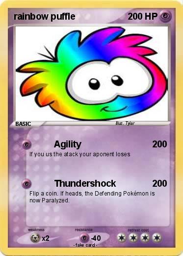 Pokemon rainbow puffle