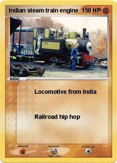 Pokemon Indian steam train engine