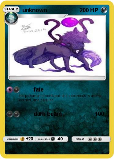 Pokemon unknown