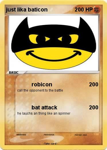 Pokemon just lika baticon