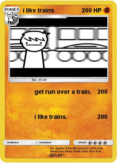 Pokemon i like trains